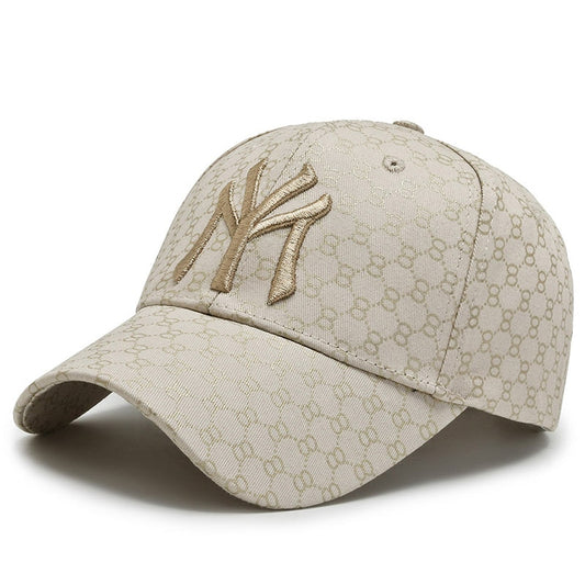 MY Gold Thread Embroidered Baseball Cap