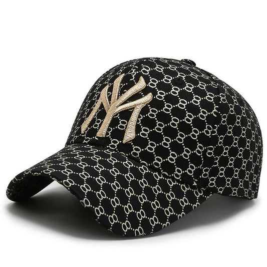 MY Gold Thread Embroidered Baseball Cap